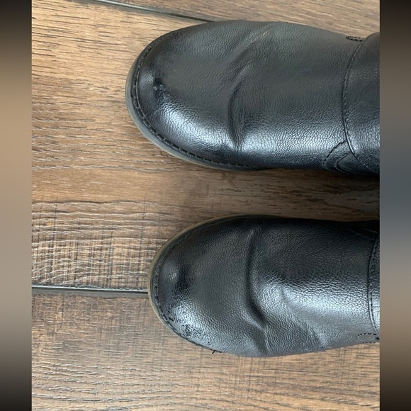 Stevie’s Black Zipper Detail Moto Boots Size 5 - Picture 6 of 9